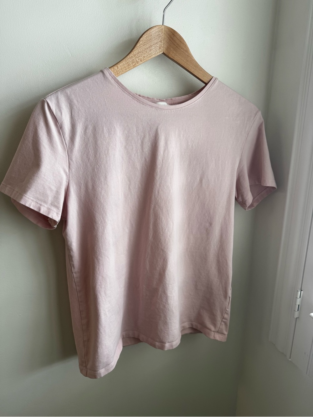 H&M Classic Crewneck T-Shirt - Light Pink
